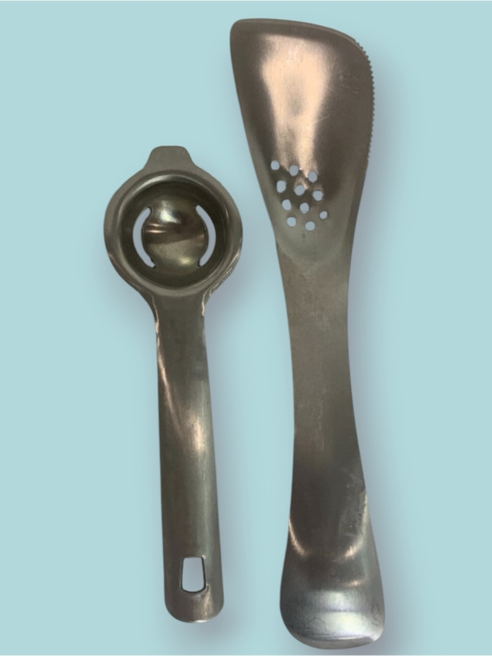 Amco 18/8 Stainless Steel Egg Separator & Multi-Functional Utensil Set